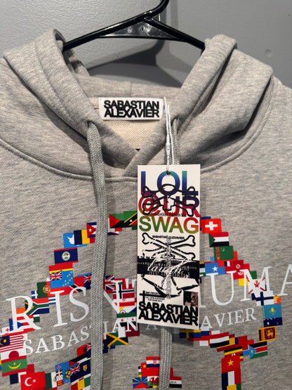 WAR ISNT HUMAN OVERSIZED HOODIE