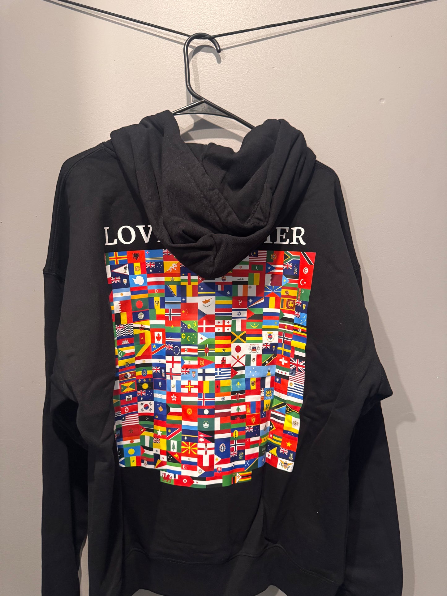 WAR ISNT HUMAN OVERSIZED HOODIE