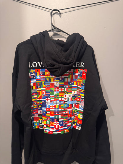 WAR ISNT HUMAN OVERSIZED HOODIE