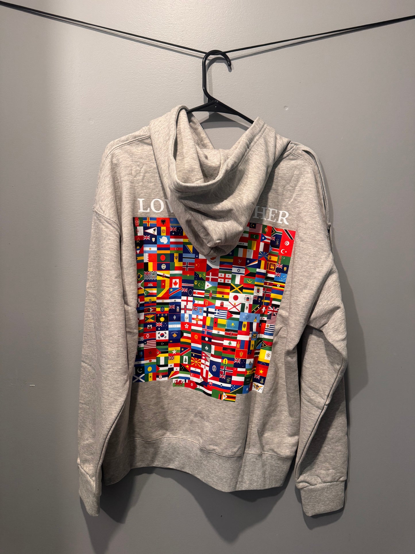 WAR ISNT HUMAN OVERSIZED HOODIE