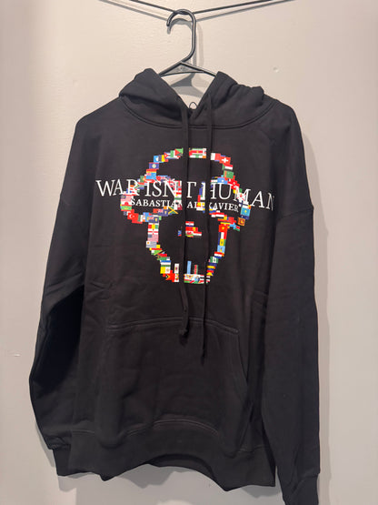 WAR ISNT HUMAN OVERSIZED HOODIE