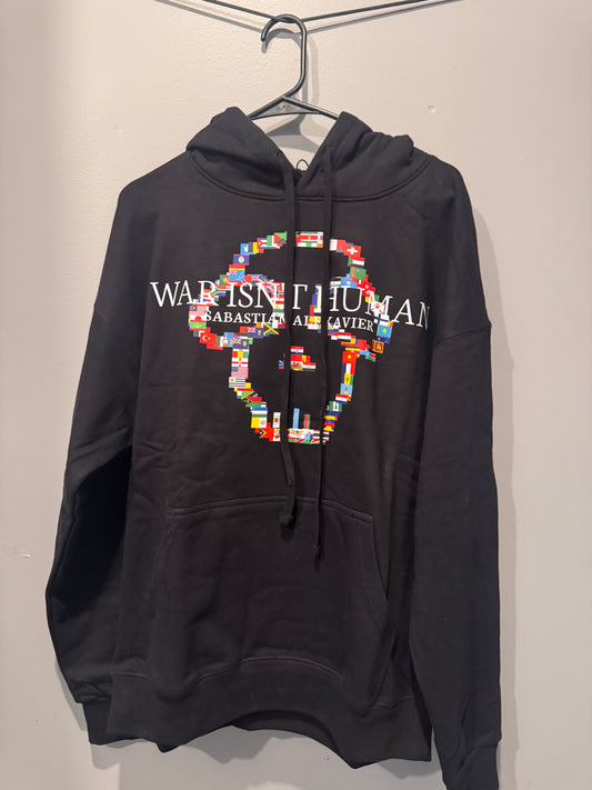 WAR ISNT HUMAN OVERSIZED HOODIE