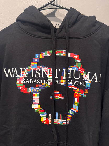 WAR ISNT HUMAN OVERSIZED HOODIE