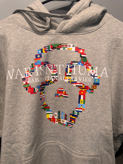 WAR ISNT HUMAN OVERSIZED HOODIE