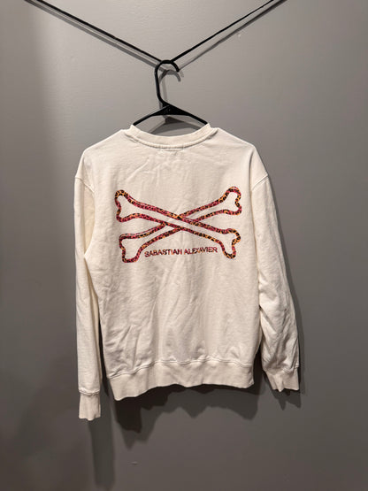 MIX LEOPARD PRINT SWEATSHIRT