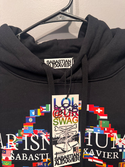 WAR ISNT HUMAN OVERSIZED HOODIE